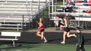 preview picture of video '2014 MHS Track - Lebanon Relays - Girls Mile Medley (200m-200m-400m-800m)'