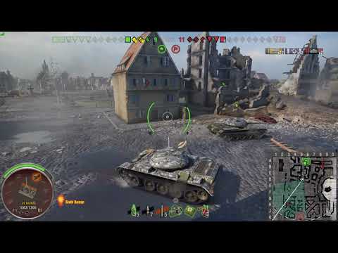 WOT T-54 Ltwt 6 kills 3900 dmg ps4