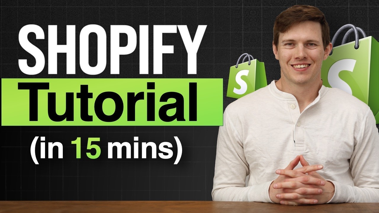 Shopify Beginner's Tutorial 2025 - Make A Pro eCommerce Store in 15 Minutes