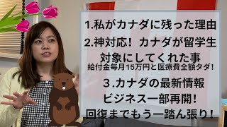 【５月４日カナダ最新情報も！】私がカナダに残った理由