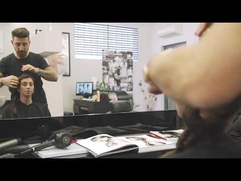 Ayra salon backstage