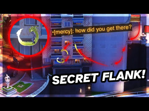 THIS INSANE FLANK WON ME THE GAME. CLUTCH PLAY 44 ELIMS FAST GENJI POTG OVERWATCH 2 | NECROS