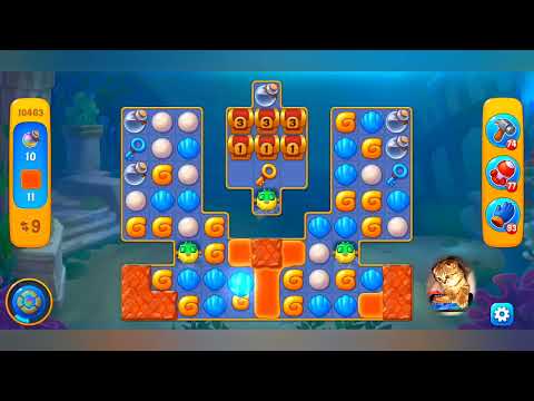Fishdom, 10463 level,no Booster - 10463 уровень, прохождение без бустеров.