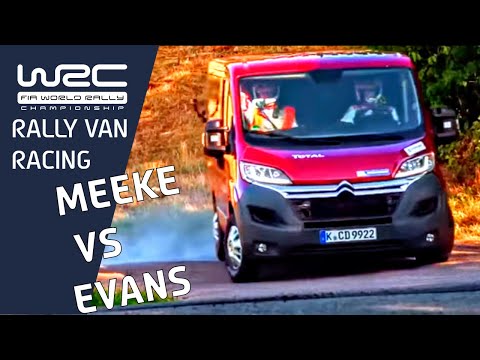 WRC - KRIS MEEKE VS ELFYN EVANS - Citroën Jumper VS Ford MS-RT Transit. Rally Van Racing Special.