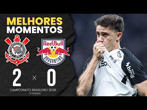 MELHORES MOMENTOS: CORINTHIANS 2X0 BRAGANTINO | 3ª RODADA CAMPEONATO BRASILEIRO 2026