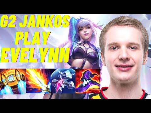 G2 JANKOS PLAYS EVELYNN VS LILLIA |EUW CHALLENGER - 981LP| [League of Legends] Full Gameplay
