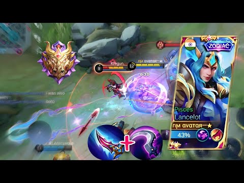 LANCELOT USERS MUST TRY THIS  ONE SHOT BUILD 🔥🔥 || MOBILE LEGENDS.