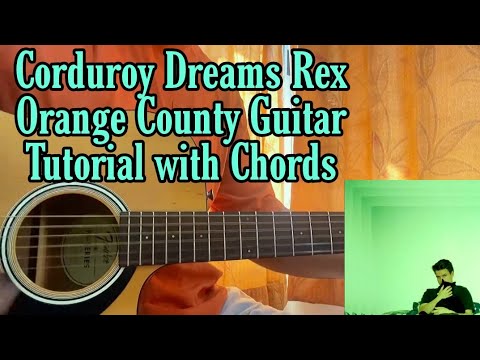 Corduroy Dreams - Rex Orange County // Guitar Tutorial, Picking & Rhythm