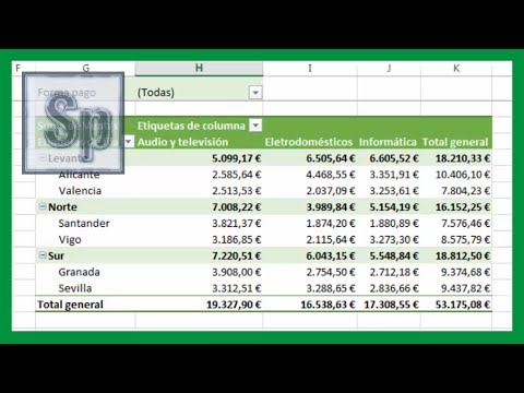 ✅ Create pivot tables in Excel. Clear and simple. HD Spanish tutorial.