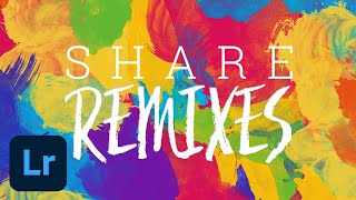 How to Share Remix in Adobe Lightroom