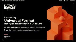 Introducing Universal Format: Iceberg and Hudi Support in Delta Lake