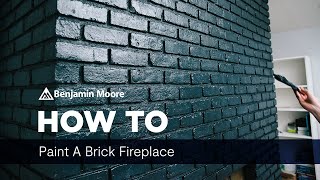 How to Paint a Brick Fireplace | Benjamin Moore
