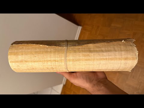 How to make a Papyrus Scroll - Ancient Egyptian Paper
