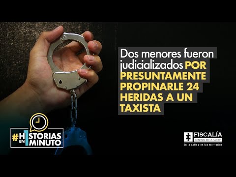 Dos menores fueron judicializados por presuntamente propinarle 24 heridas a un taxista