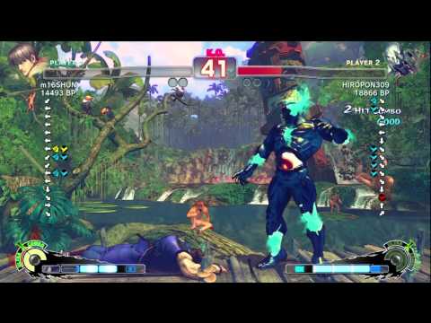 HIROPON309 [Seth] vs m16SHUN [Guy] SSF4 Japanese Online Ranked Matches - TRUE-HD