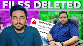 I DELETE HIS FILES (Scammers operation destroyed)