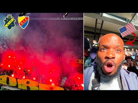 AMERICAN FAN EXPERIENCES THE STOCKHOLM DERBY - AIK STOCKHOLM VS DJURGÅRDEN IF