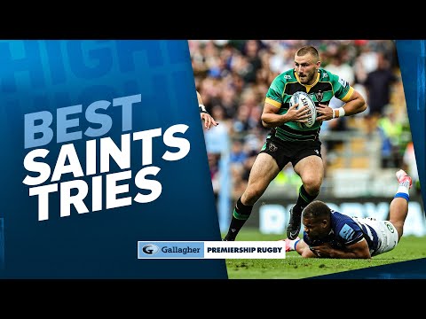 The Best Northampton Tries of the Season | Gallagher Premiership Rugby 2023/24