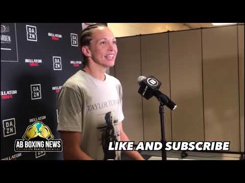 Taylor Turner reacts to beating Heather Hardy Bellator MMA NY
