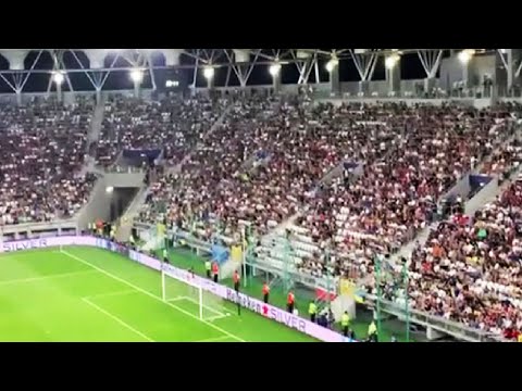 "Ruskaaa .... " - kibice na meczu Dynamo Kijów - Benfica Lizbona w Łodzi | 17.08.2022