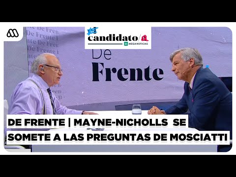 El Candidato | Capítulo 3 | De Frente | Mayne-Nicholls se somete a las duras preguntas de Mosciatti