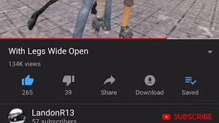 Audio included. Rhea renuka maraj dedication With Legs Wide Open by Weird Al Yankovich.