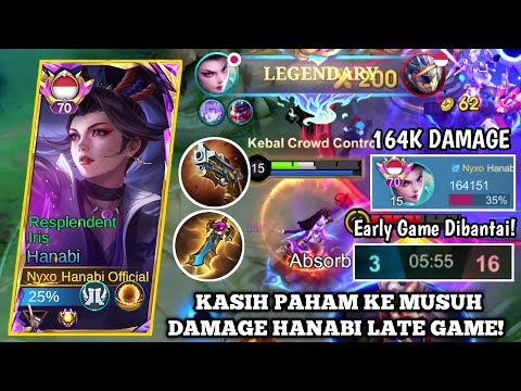 164K DAMAGE HANABI! EARLY GAME SLAUGHTERED BY LATE GAME AUTO UNDERSTANDING! HANABI'S BEST BUILD I...