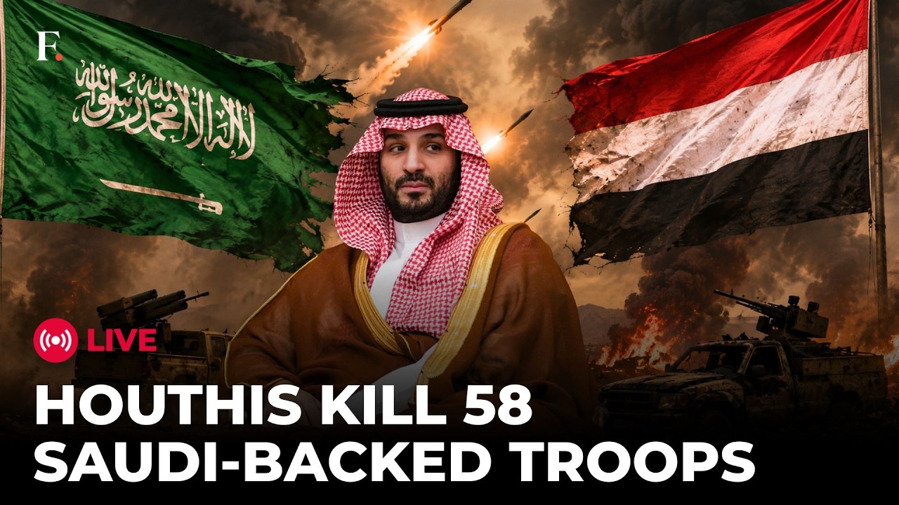 LIVE: Houthi Missile & Drone Barrage Kills 58 Saudi-Backed Troops in Yemen Amid US Iran War