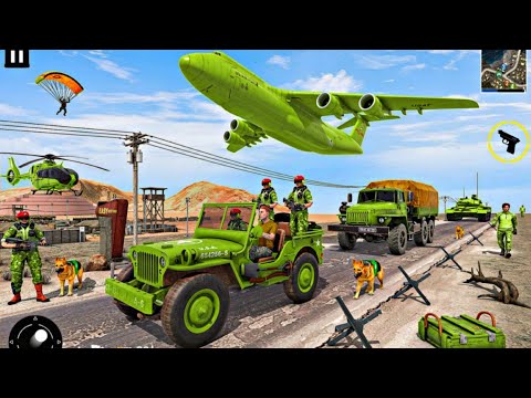 Real Army Vehicle Transport 3D - US Cargo Offroad Truck Mountain Driving - Android Gameplay