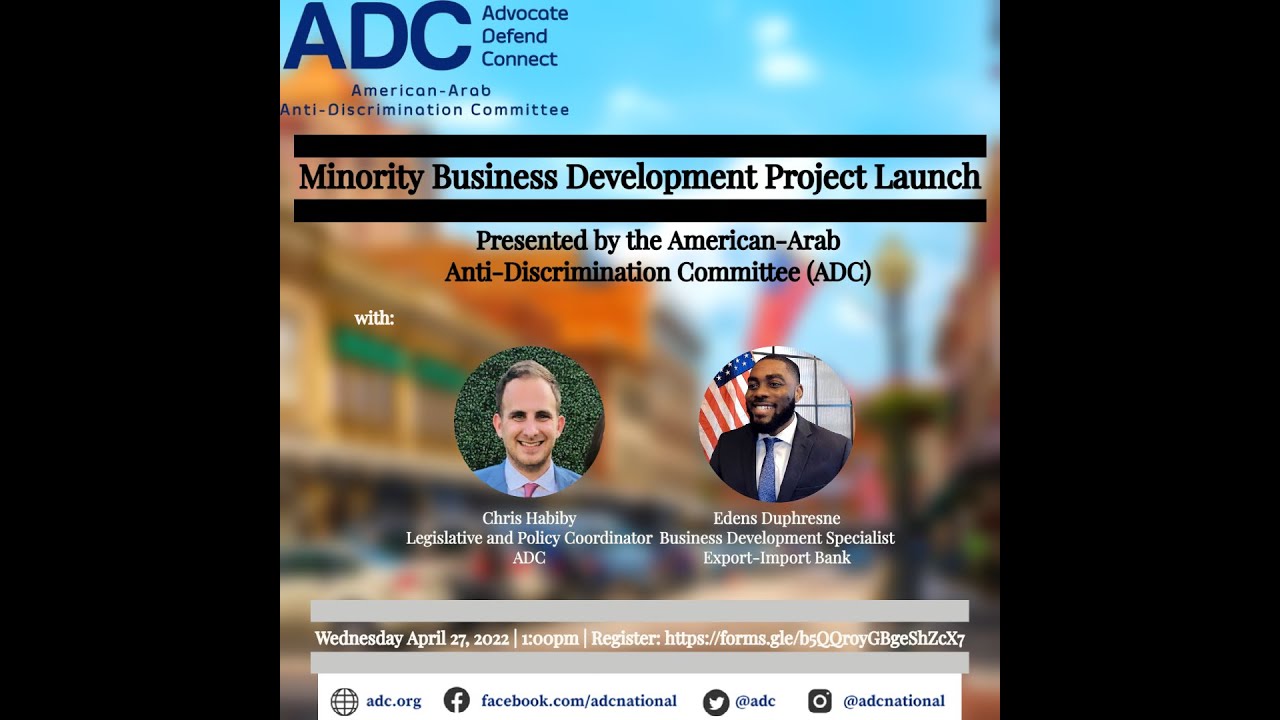 ADC Presents: Minority Business Development Project Launch