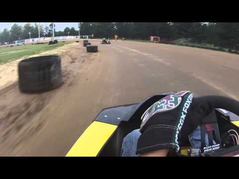 Oval Dirt Track Go Kart Race Feature (6/27/2015)