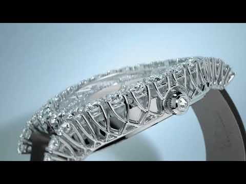 CHOPARD L'HEURE DU DIAMANT 18-CARAT WHITE GOLD AND DIAMONDS