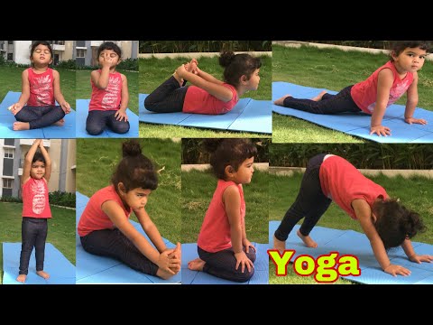 #Yoga for beginners || by 2years old baby. #yogaposes #pranayama #asana #maanvikasharan