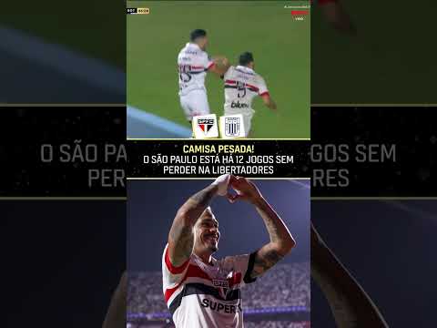 CAMISA PESADA! O SÃO PAULO está há 12 jogos INVICTO na LIBERTADORES! #shorts