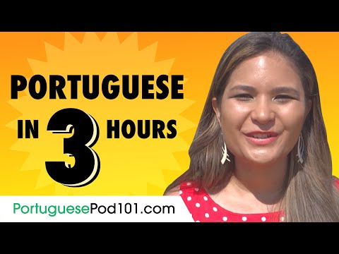 Learn Portuguese in 3 Hours: Basics of Portuguese Speaking for Beginners