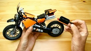 preview picture of video 'How to Build a Travel Enduro Motorcycle (Lego Technic Toy)'