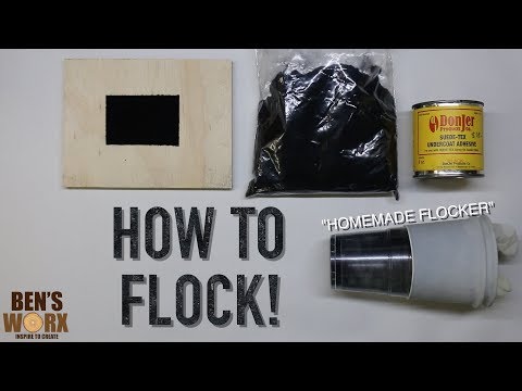 SO FLOCKEN SIE MIT EINEM SELBSTGEMACHTEN FLOCKER **TUTORIAL**