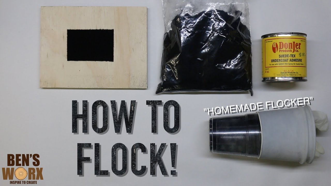 HOW TO FLOCK WITH HOMEMADE FLOCKER **TUTORIAL**