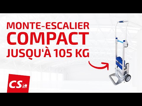 Monte-escalier électrique compact jusqu'à 105 kg | Entraînement à chenilles moderne