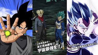 NEW GOKU BLACK + LR VEGETA & TRUNKS ACTIVE SKILL, SUPER ATTACKS + OSTS! Dragon Ball Z Dokkan Battle