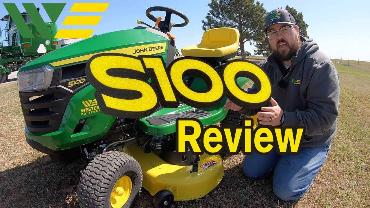 2021 John Deere S100 Riding Mower Review and Walkaround