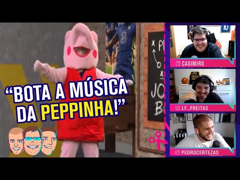 REAGIMOS AO CRAQUE NETO VESTIDO DE PEPPA PIG APÓS A DERROTA DO PALMEIRAS! - CORTES TNT SPORTS