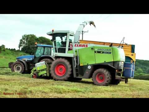 Silaging with Claas Jaguar 900 "Green Eye".
