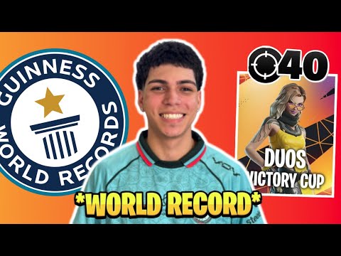 Cold Goes for 40 BOMBS & BREAKS NEW KILL RECORD in Duos Victory Cup!