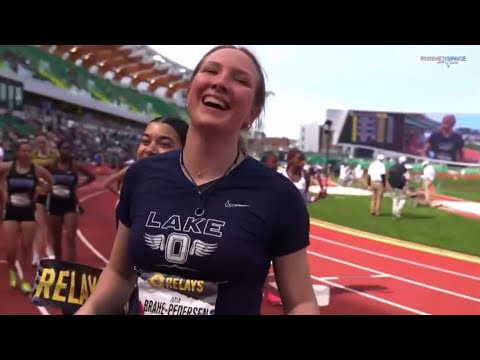 Mia Brahe-Pedersen of Lake Oswego, Oregon, is a Rising Track Star with Olympic Dreams