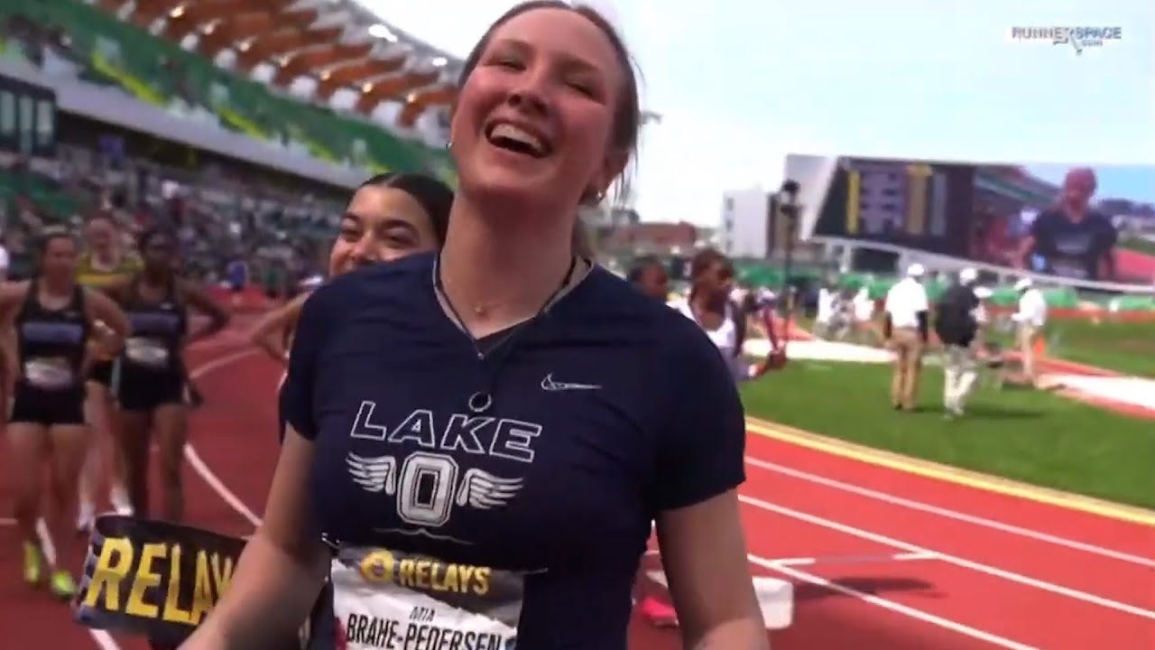 Mia Brahe-Pedersen of Lake Oswego, Oregon, is a Rising Track Star with Olympic Dreams
