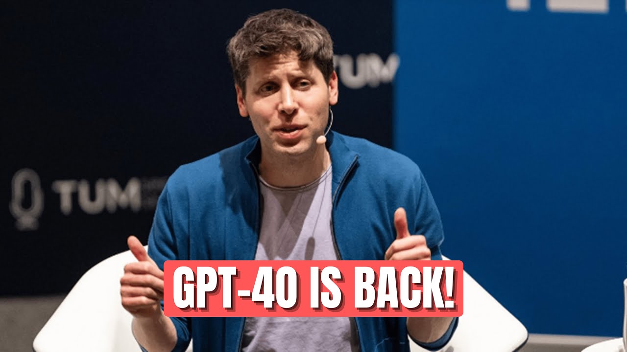 OpenAI Brings Back GPT-40 After GPT-5 Backlash