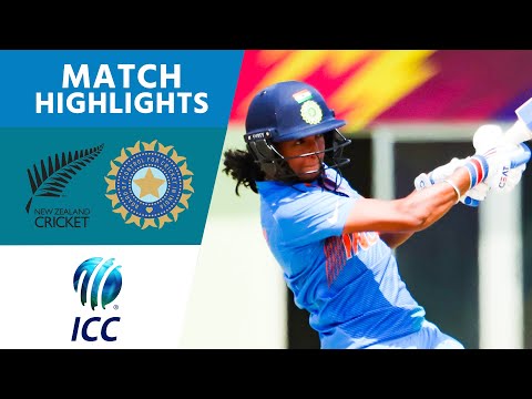 Harmanpreet Kaur Smashes 103! | New Zealand v India - ICC Women's World T20 2018 - Highlights