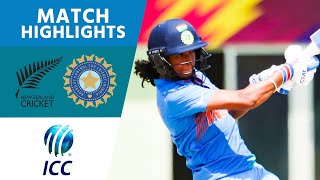 Harmanpreet Kaur Smashes 103! | New Zealand v India - ICC Women's World T20 2018 - Highlights