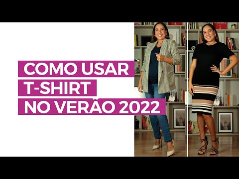 Looks com T-shirt para arrasar em 2022 | Camila Gaio